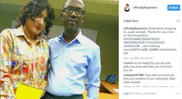 #BBNaija: Did Gifty Just Signed A Deal With MTN ?
